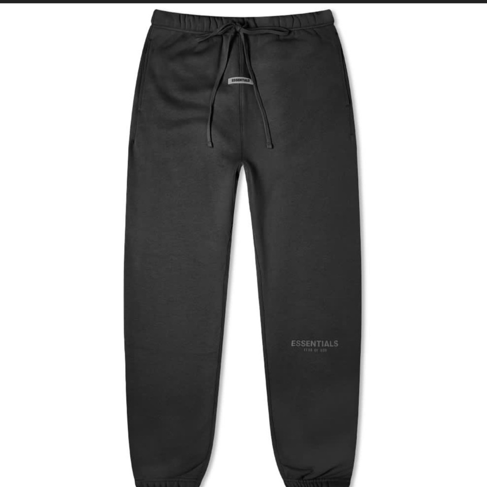 Essentials Fear of God  stretch limo Sweats Men New! black Medium